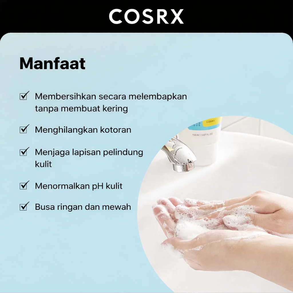 COSRX Low pH Good Morning Gel Cleanser - Gel nettoyant au pH faible