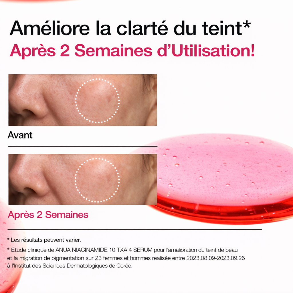 Anua-Niacinamide 10 TXA 4 Serum Bundle Set - Pack Duo - Sérum visage éclaircissant anti-taches