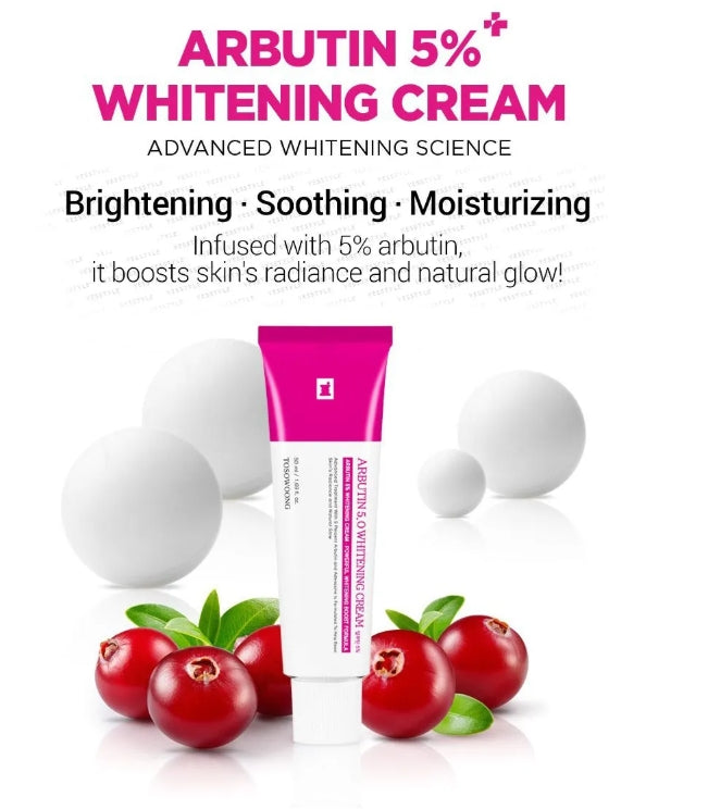 Arbutin 5% Whitening Cream - Crème éclaircissante à l'arbutine 5 %