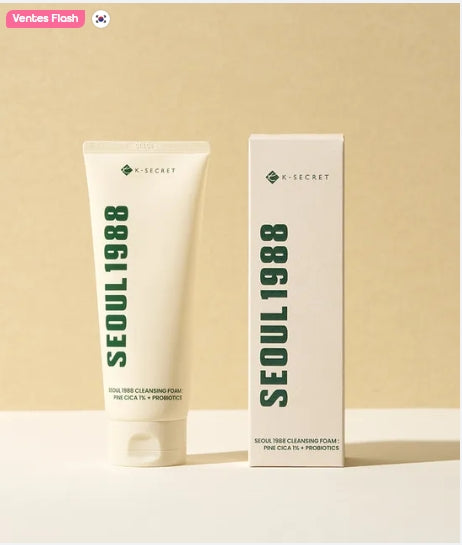 SEOUL 1988 Cleansing Foam : Pine Cica 1% + Probiotics - Mousse nettoyante