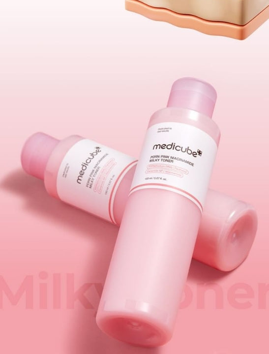 medicube PDRN Pink Niacinamide Milky Toner - Tonique unifiant
