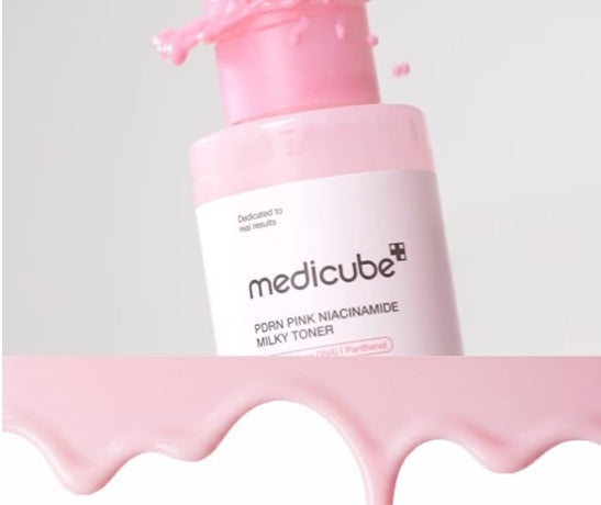medicube PDRN Pink Niacinamide Milky Toner - Tonique unifiant
