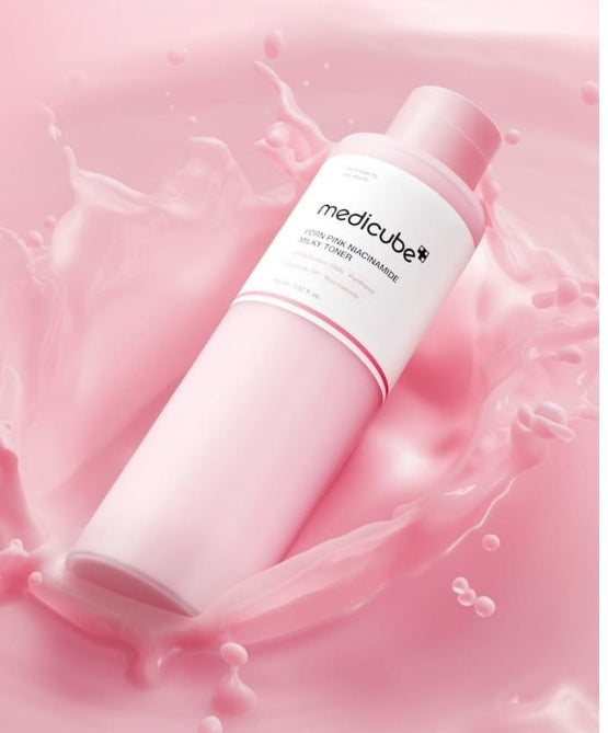 medicube PDRN Pink Niacinamide Milky Toner - Tonique unifiant