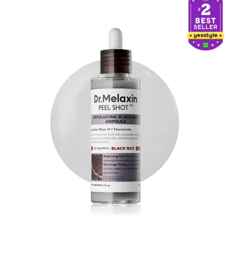Dr Melaxin Peel Shot Exfoliating Black Rice Ampoule
