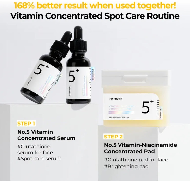 NumbuzinNo.5+ Glutathione Vitamin Concentrated Serum - Sérum