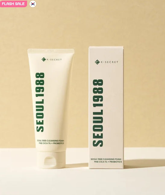 SEOUL 1988 Cleansing Foam : Pine Cica 1% + Probiotics