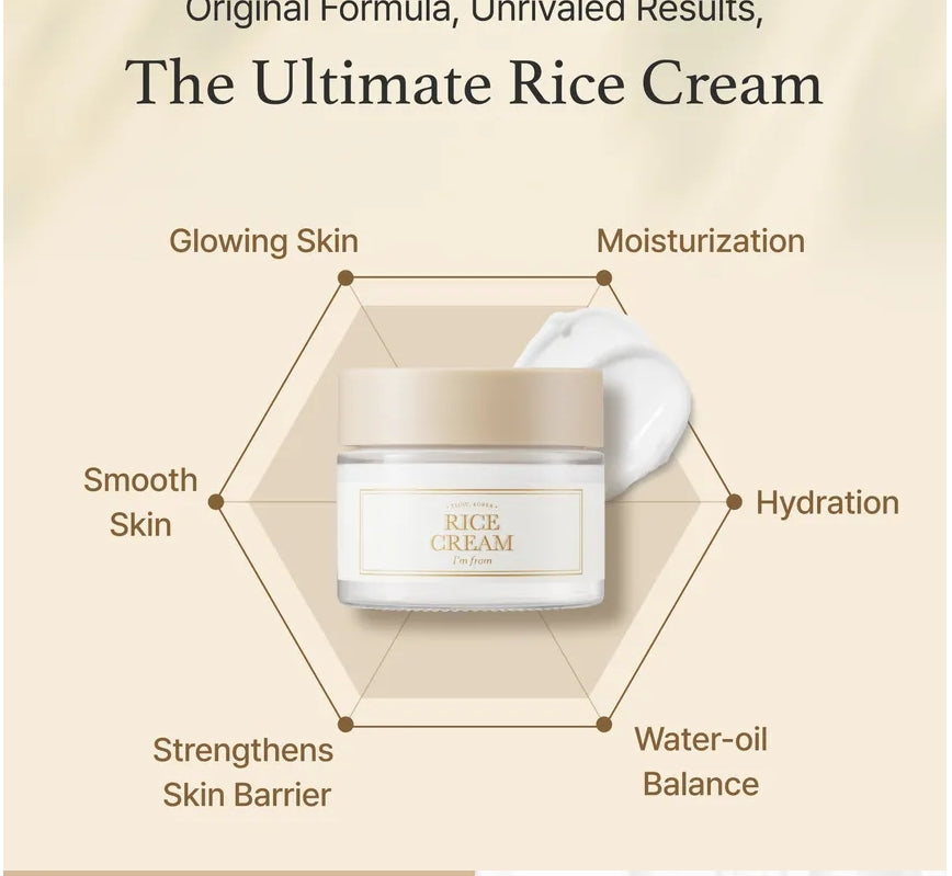 Rice Cream - Crème hydratante au riz