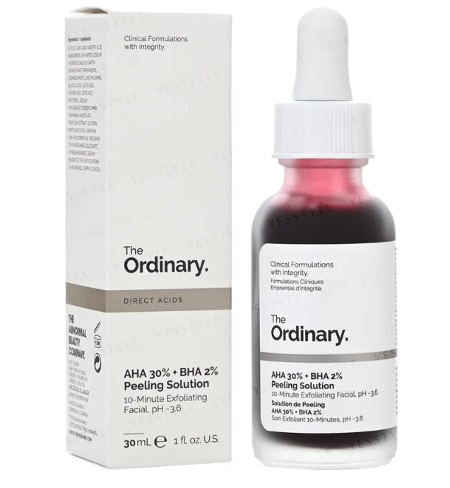 The Ordinary AHA 30% + BHA 2% Peeling Solution - Soin Exfoliant