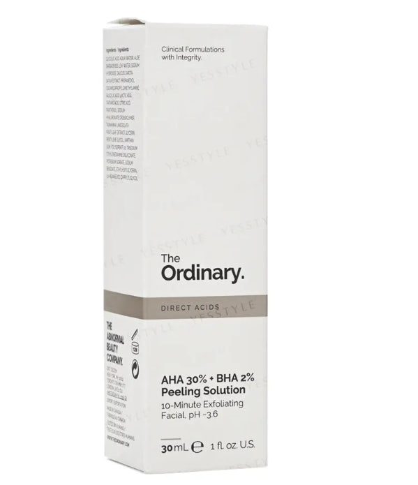 The Ordinary AHA 30% + BHA 2% Peeling Solution - Soin Exfoliant