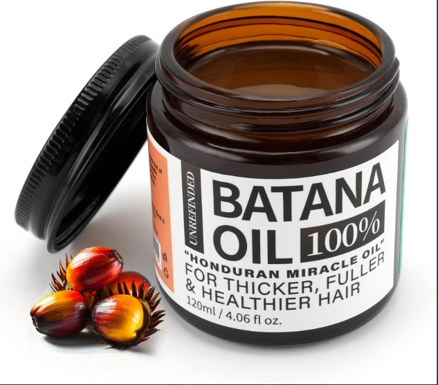 Huile de Batana pour la Croissance des Cheveux, Améliore la Sécheresse et les Frisottis, Pâte d'Huile de Batana Brute pour des Cheveux plus Denses, plus Épais et plus Sains, Hommes et Femmes.