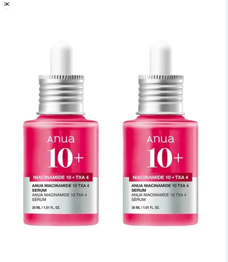 Anua-Niacinamide 10 TXA 4 Serum Bundle Set - Pack Duo - Sérum visage éclaircissant anti-taches